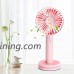 Mini Handheld Fan Portable Personal Desktop Cooling Fan Desk Macaron USB Rechargeable Fan with Gust Mode and Magnetic Mirror Base for Office Outdoor Household Traveling (3 Speed Pink) - B07BP3G2V5